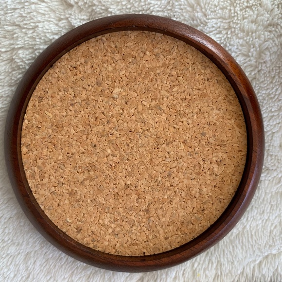 Small round wooden coasters Set of 8 - Picture 5 of 5